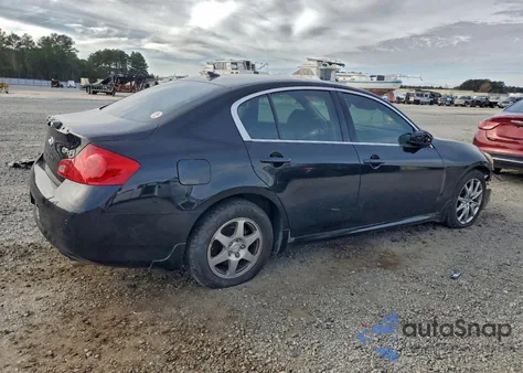 2010 Infiniti G37 z USA, uszkodzony, nr VIN JN1CV6AR3AM254765